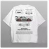 Summer New Car Letter Printed T-shirt for Men and Women Short sleeved O-neck Popular Aesthetic T-shirt Y2K - Image 12
