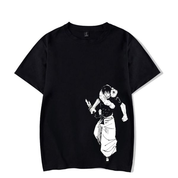 Anime Printed Streetwear Vintage Washed T-shirt Men Harajuku - Image 9