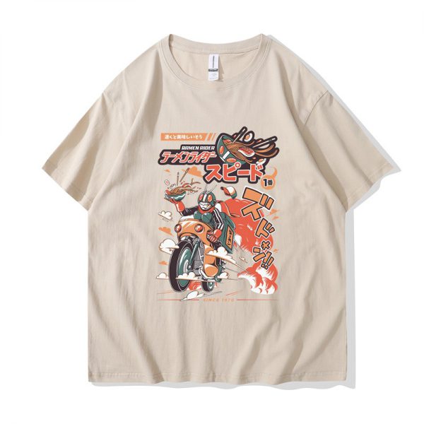 Versatile top for men and women, couple front cartoon printed t-shirt - Image 3