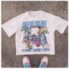Summer New Car Letter Printed T-shirt for Men and Women Short sleeved O-neck Popular Aesthetic T-shirt Y2K - Image 6