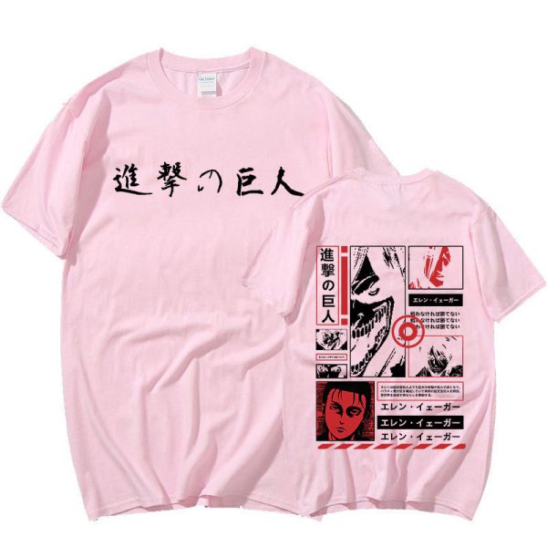 Japan Anime Attack on Titan T Shirt Men Shingeki No Kyojin E - Image 11