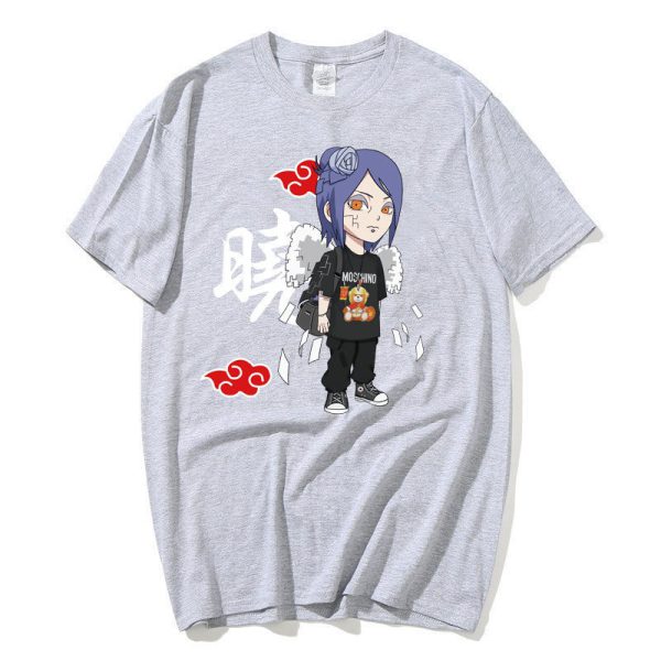 Youth New T-shirt Naruto Naruto Naruto Xiao Organization Little South Men and Women's Bottom T-shirt Top Short Sleeve - Image 2