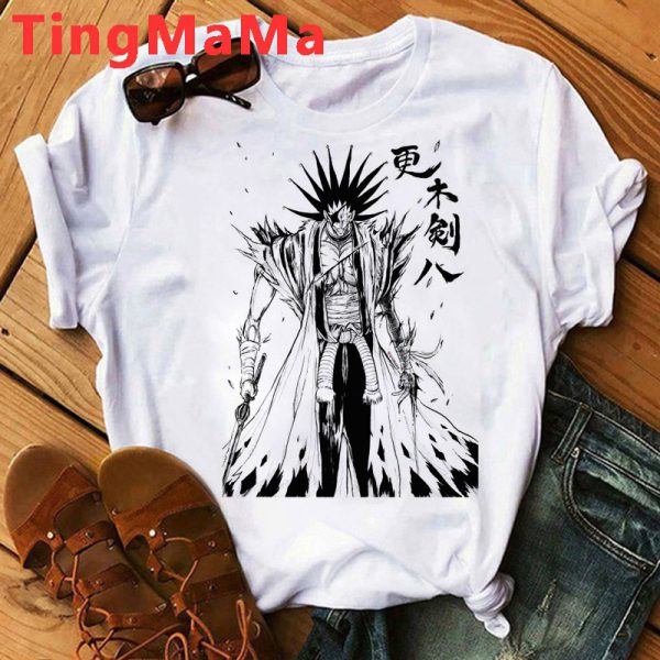 Hot Japanese Anime Bleach T Shirt Men Kawaii Kurosaki Ichigo - Image 5