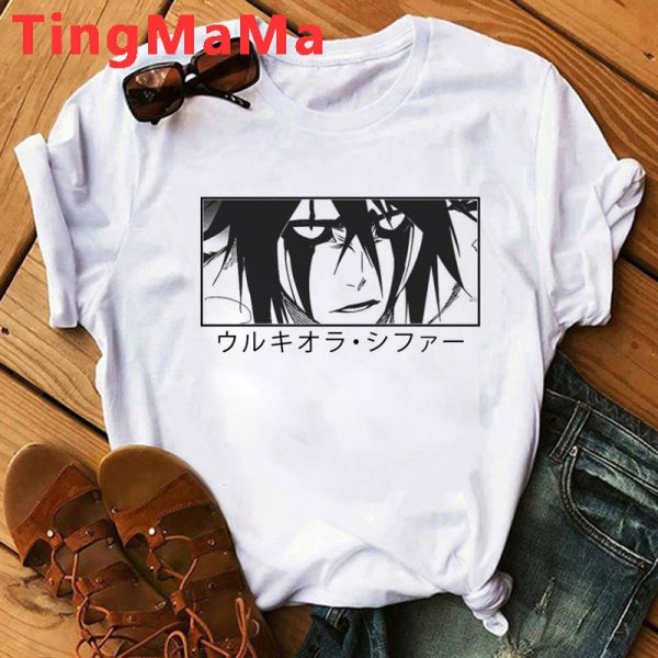 Hot Japanese Anime Bleach T Shirt Men Kawaii Kurosaki Ichigo - Image 7