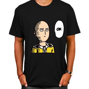 cotton ANIME One Punch Man Printed men T shirt Fashion cool confortable men's Tshirt casual t-shirt for men