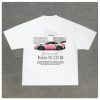 Summer New Car Letter Printed T-shirt for Men and Women Short sleeved O-neck Popular Aesthetic T-shirt Y2K - Image 5