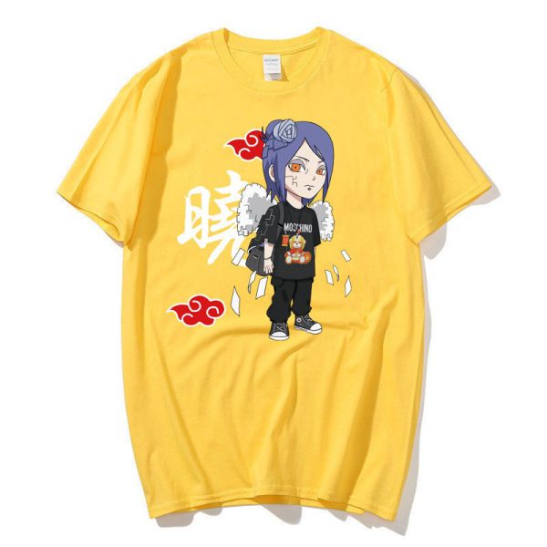 Youth New T-shirt Naruto Naruto Naruto Xiao Organization Little South Men and Women's Bottom T-shirt Top Short Sleeve - Image 4