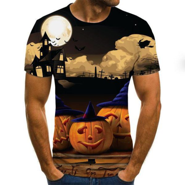 Men clothes 2020 New Mens Short Sleeve T-shirt 3D print t Shirt Casual Breathable funny t shirts - Image 3