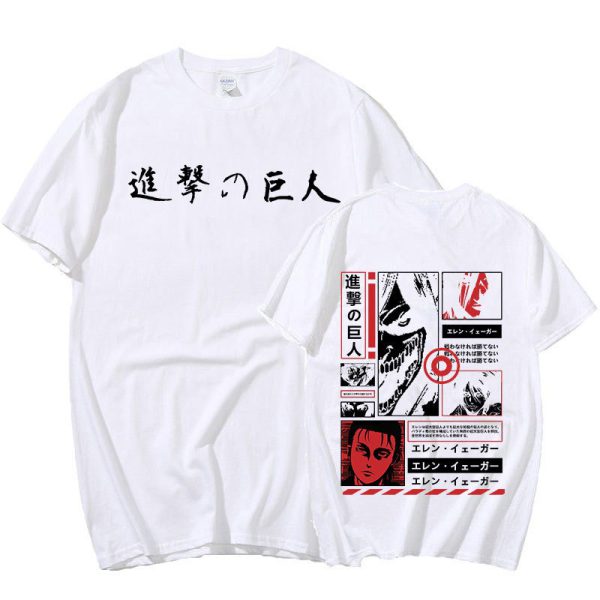 Japan Anime Attack on Titan T Shirt Men Shingeki No Kyojin E - Image 4