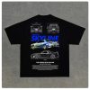 Summer New Car Letter Printed T-shirt for Men and Women Short sleeved O-neck Popular Aesthetic T-shirt Y2K - Image 2