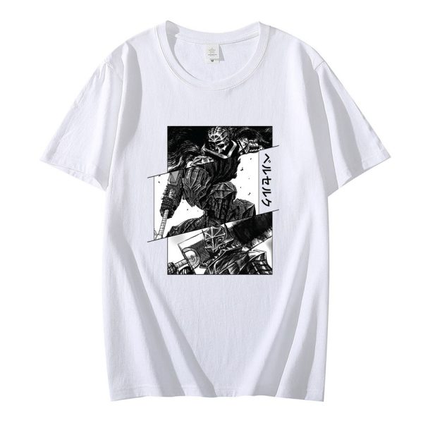 Berserk Guts T Shirt for Men Manga Swordsman Gatsu Sacrifice - Image 2