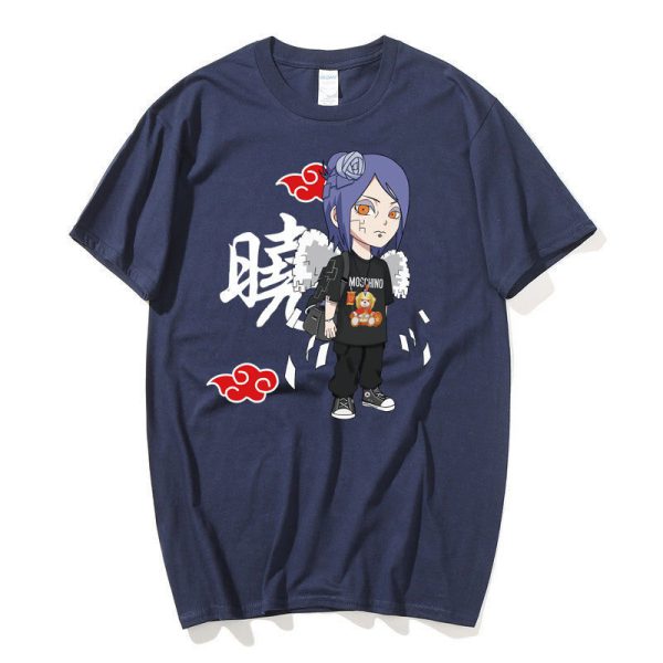 Youth New T-shirt Naruto Naruto Naruto Xiao Organization Little South Men and Women's Bottom T-shirt Top Short Sleeve - Image 13