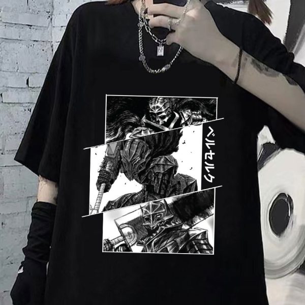 Berserk Guts T Shirt for Men Manga Swordsman Gatsu Sacrifice - Image 5