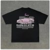 Summer New Car Letter Printed T-shirt for Men and Women Short sleeved O-neck Popular Aesthetic T-shirt Y2K - Image 8
