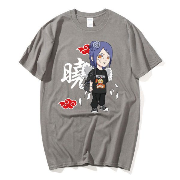 Youth New T-shirt Naruto Naruto Naruto Xiao Organization Little South Men and Women's Bottom T-shirt Top Short Sleeve - Image 7