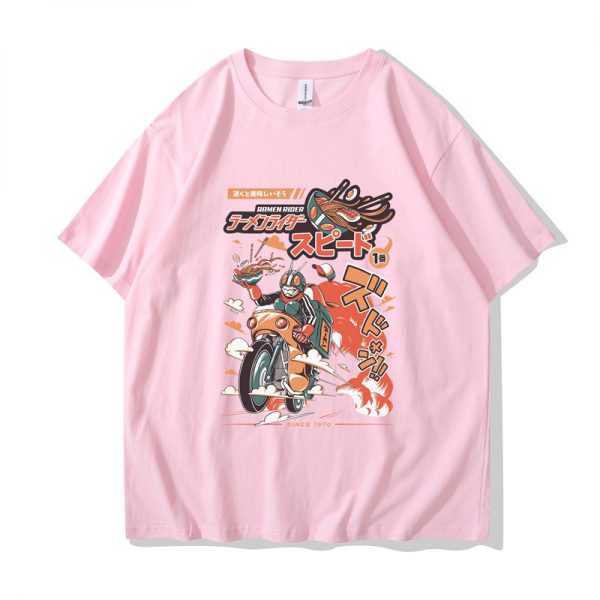 Versatile top for men and women, couple front cartoon printed t-shirt - Image 12